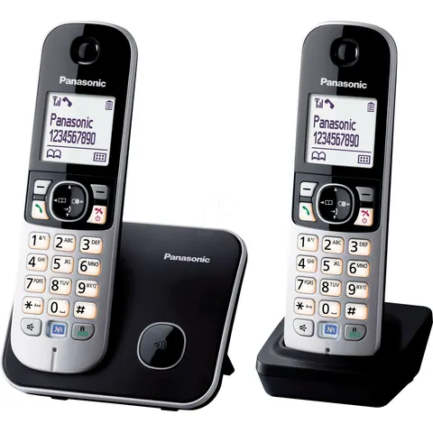 PANASONIC PAN KX-TG6812GB - DECT telephone, two handsets – image 1