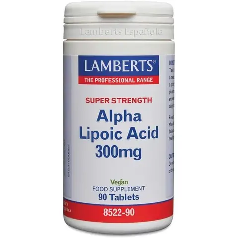 Lamberts Alpha Lipoic Acid 300mg 90 Tabs – imagen 1