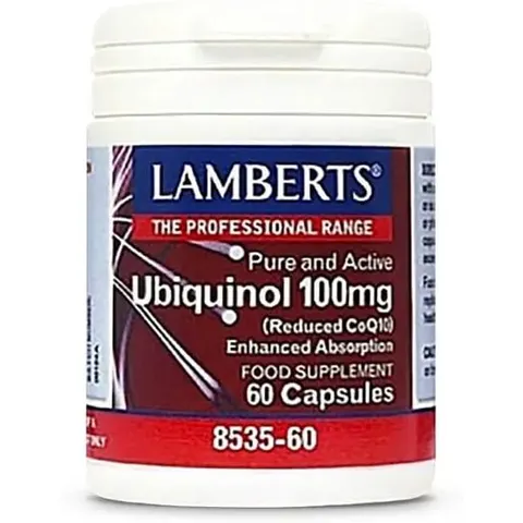 Lamberts Ubiquinol 100mg 60caps – imagen 1