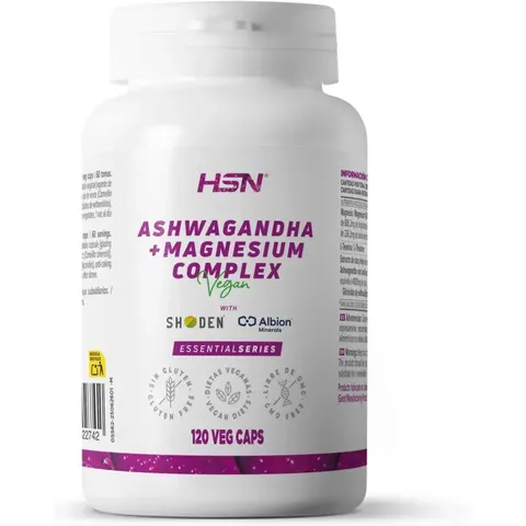 HSN Ashwagandha + Magnesio Complex 120 VCaps – imagen 1