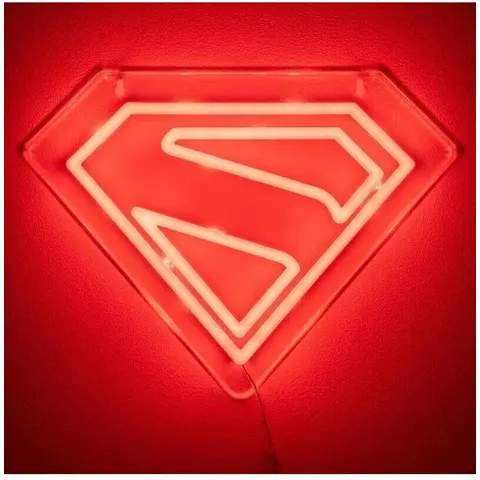 DC Comics LED Wall Lamp Light Superman Neon – afbeelding 1