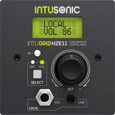 INTU 12604189 - INTUSONIC HZE11 zone remote control panel – image 1