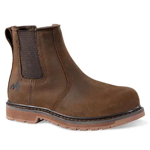 Rock Fall Ruby Womens Chelsea Safety Boot Size 5 – Brown – image 1