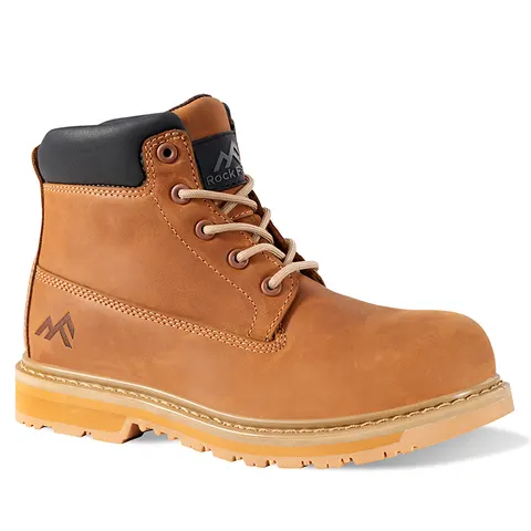 Rock Fall Tanzanite Womens Safety Boot Size 3 – Brown – image 1