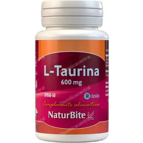 Naturbite l-taurina 600mg. 60cap. – imagen 1