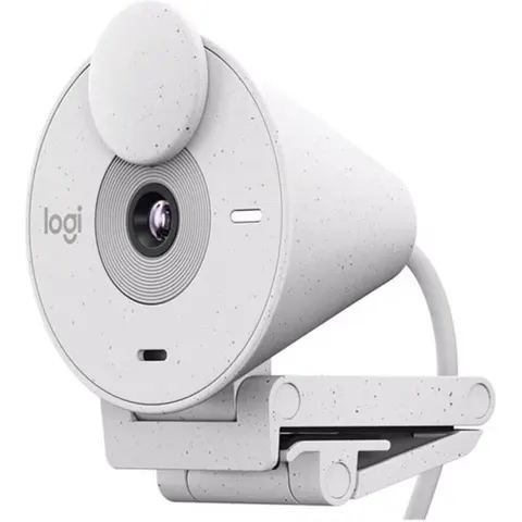 Logitech Brio 300 - Webcam - Full HD - USB C - Off White – afbeelding 1