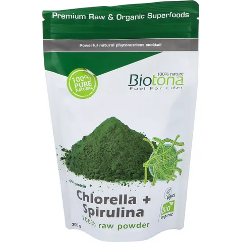Biotona Clorella Spirulina 200 gr – imagen 1
