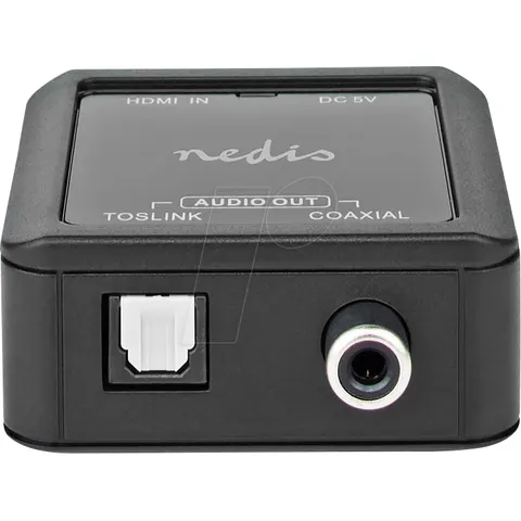 Convertidor HDMI -> TosLink Hembra + Coaxial - NEDIS – imagen 1