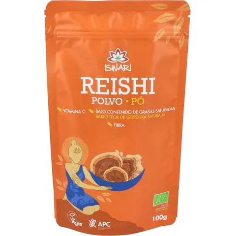 Iswari Setas Reishi Bio 100 g – imagen 1