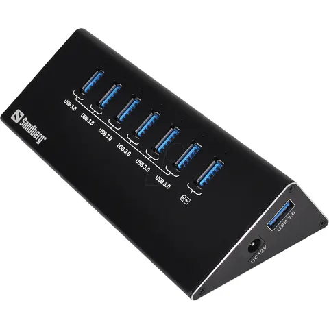 SANDBERG USB 3.0 Hub 7 ports – Bild 1