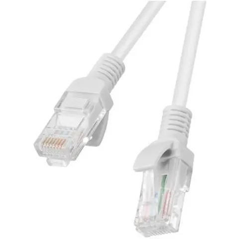 Cable de red UTP CAT.5E gris (0,5 m) - LANBERG – imagen 1