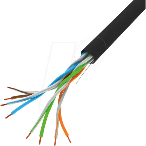 Lanberg Utp-Patchkabel Voor Router, Switch, Laptop, Computer, Zwarte Koperdraad – afbeelding 1