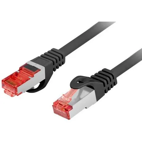 Cable Red RJ45 FTP CAT6 Negro (2 mts) - LANBERG – imagen 1