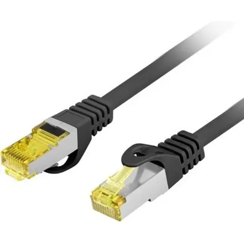 Lanberg Patch Series - Netwerk Kabel - 2m - Fluke Passed - Zwart – afbeelding 1