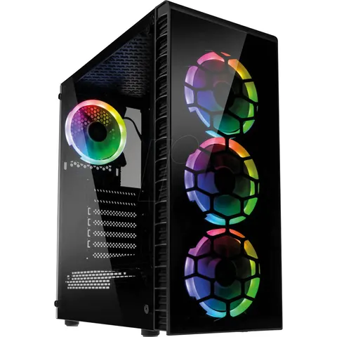 KOLINK 03484 - Kolink Observatory Lite ARGB midi-tower, black – image 1