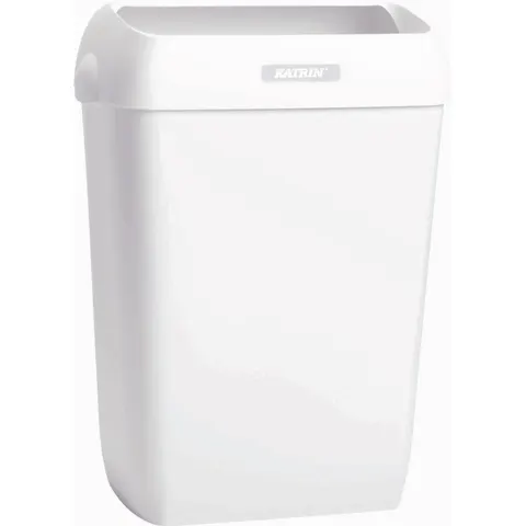 Afvalbak - Prullenbak - Katrin - 91899 - 25 liter - Wit – afbeelding 1