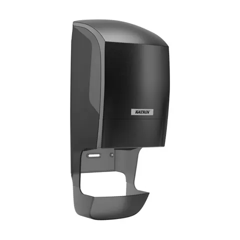 Katrin toiletroldispenser doppensysteem met doppenvanger - zwart – afbeelding 1