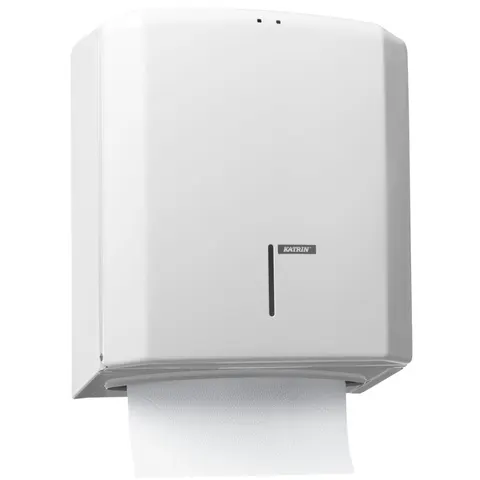 Handdoekdispenser katrin medium wit 988113 – afbeelding 1