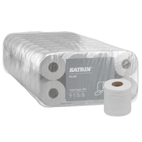 Toiletpapier Katrin 3-laags 250 vel wit 11711 – afbeelding 1