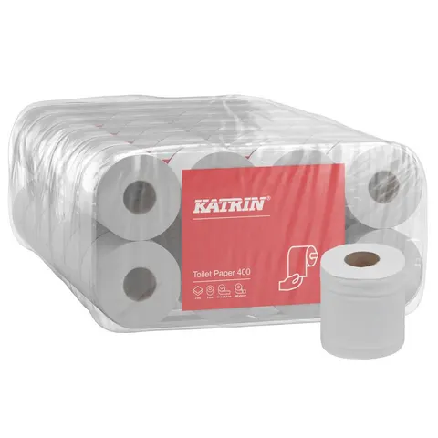 Toiletpapier Katrin 2-laags 400 vel wit 14293 – afbeelding 1