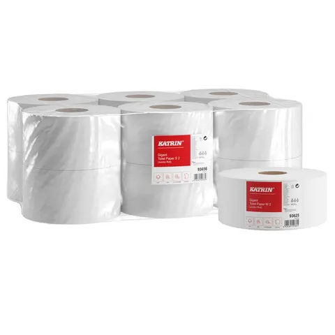 Toiletpapier katrin gigant s 2laags 150m wit – afbeelding 1