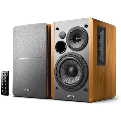 Edifier Altavoces R1280DBS Studio 2.0 42W Marrones – imagen 1