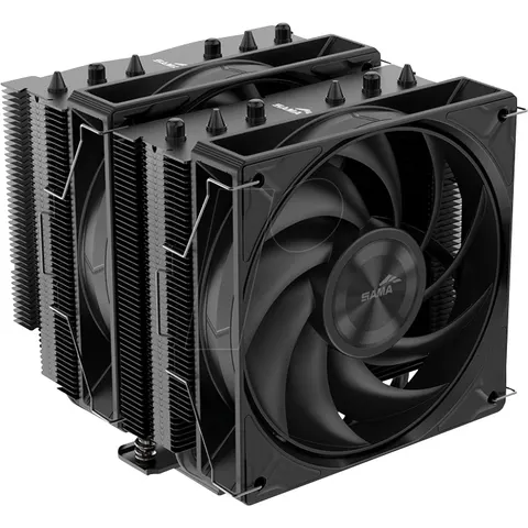SAMA A60N - SAMA A60N dual-tower CPU cooler, black – image 1
