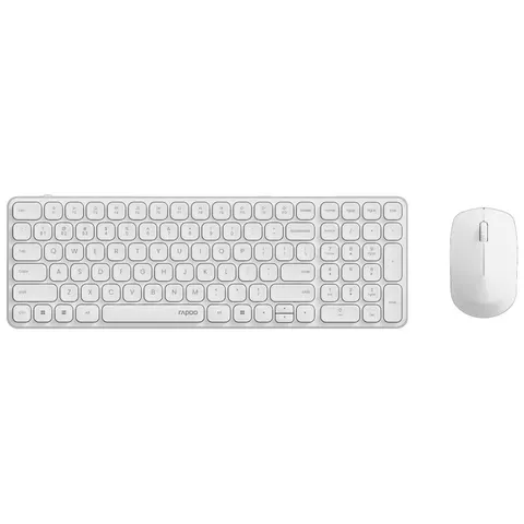 Rapoo 9310M Desktop-Set Weiß – Bild 1