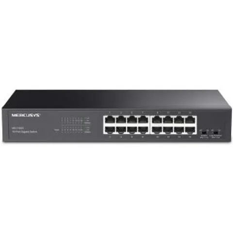 Mercusys MS116GS switch Gigabit Ethernet (10/100/1000) Negro – imagen 1