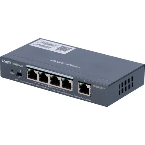 Switch 4 Puertos PoE + 1 Uplink RJ45 - REYEE – imagen 1