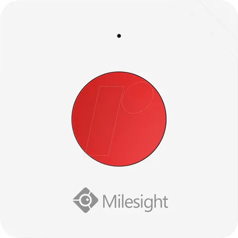 MILESIGHT MIL WS101-RW - LoRaWAN Smart Button, red/white – image 1