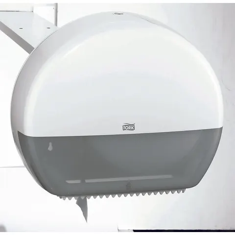 Toiletpapierdispenser Tork T1 Elevation jumbo wit 554000 – afbeelding 1