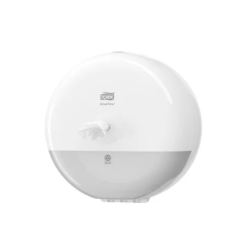 Tork SmartOne Mini Toilet Roll Dispenser Elevation, wit (681000) – afbeelding 1