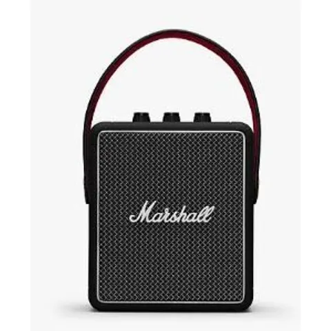 Marshall Stockwell II - Bluetooth Speaker - Zwart & Messing – afbeelding 1