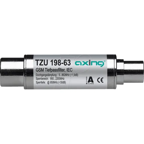 AXING TZU 198-63 - Low-pass filter for DVB-T receivers – image 1