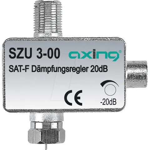 AXING SZU 3-00 - Adjustable attenuator, F-connectors – image 1