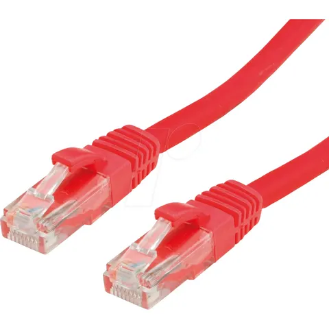 VALUE Patchkabel Cat.6A (Class EA) UTP, rot, 0,5 m – Bild 1