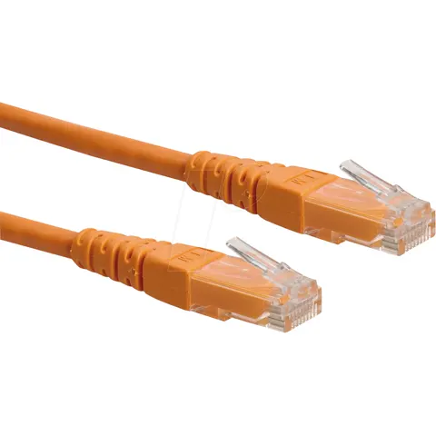 ROLINE Patchkabel Cat.6 UTP (Class E), oranje, 1,5 m – afbeelding 1