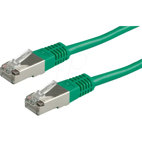 ROLINE patchkabel Cat.5e (Klasse D) FTP, groen, 3 m – afbeelding 1