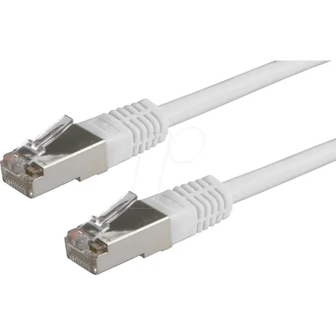 ROLINE patchkabel Cat.5e (Klasse D) SF/UTP, grijs, 1 m – afbeelding 1