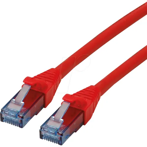 ROLINE Patchkabel Cat.6A UTP, Component Level, LSOH, rood, 3 m – afbeelding 1