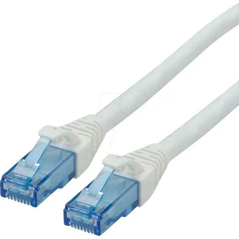 ROLINE Patchkabel Cat.6A UTP, Component Level, LSOH, weiß, 5 m – Bild 1