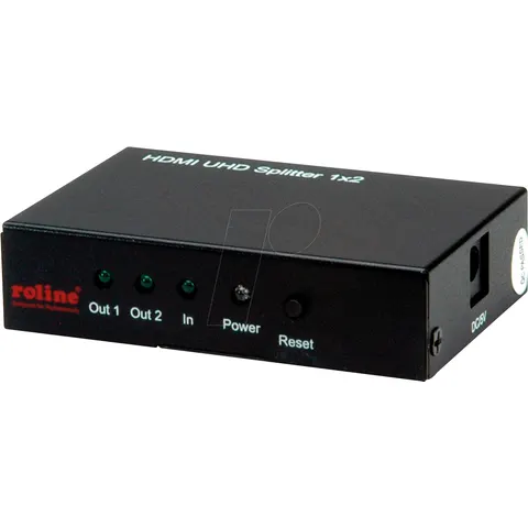 ROLINE 4K HDMI Video-Splitter, 2-voudig – afbeelding 1