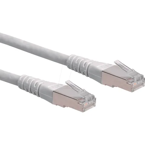 ROLINE patchkabel Cat.6 (Klasse E) S/FTP (PiMF), grijs, 15 m – afbeelding 1