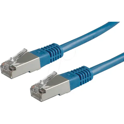 ROLINE patchkabel Cat.5e (Klasse D) SF/UTP, blauw, 2 m – afbeelding 1