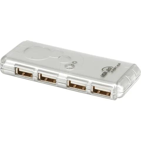 VALUE USB 2.0 Mini Hub, 4 poorts, geen voeding – afbeelding 1
