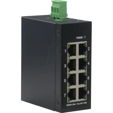ROLINE 21131156 - Switch, 8-port, Fast Ethernet – image 1