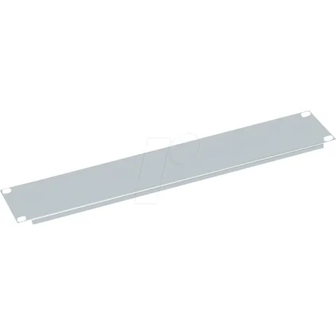 "VALUE 26990296 - 19"" blanking plate 2 U, grey" – image 1