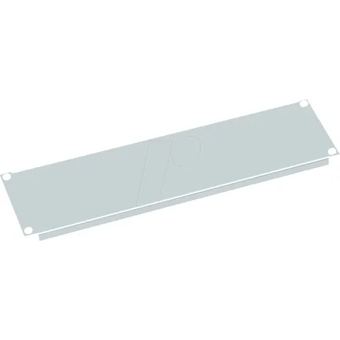 "VALUE 26990297 - 19"" blanking plate 3 U, grey" – image 1