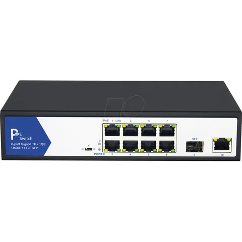 VALUE 21991193 - 10-port Gigabit Ethernet switch, SFP – image 1